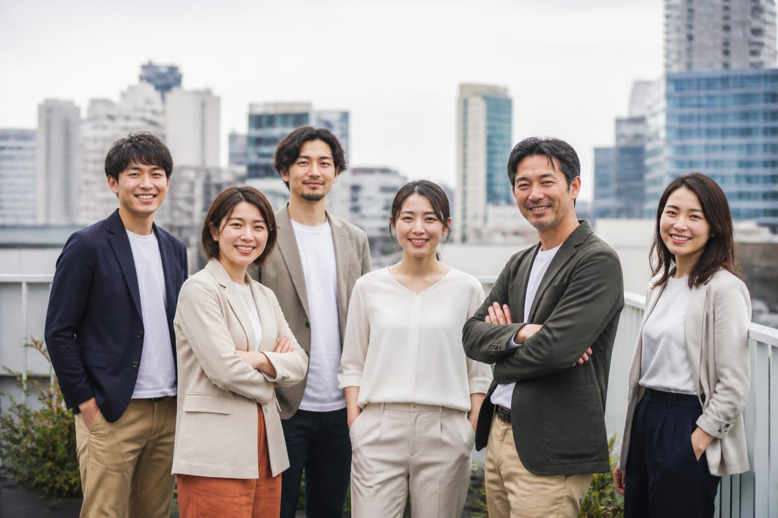 屋外で並ぶJQITメンバーのイメージ